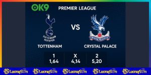 Tottenham vs Crystal Palac tại luongsontv